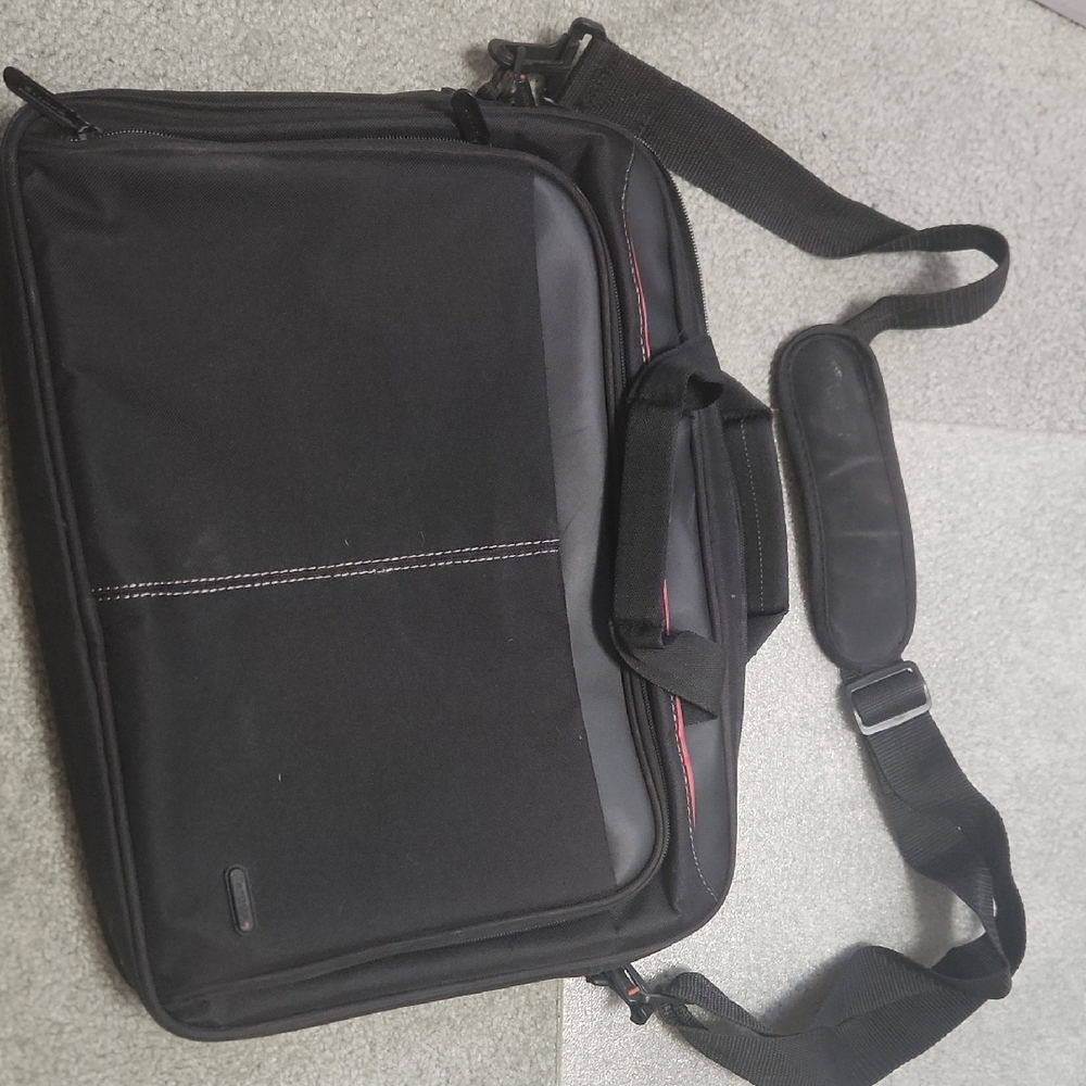 Sleek Black Laptop Bag for Men